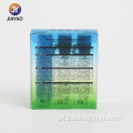Caixa de armazenamento cosmética de PVC gradiente transparente
